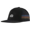 Patagonia Line Logo Ridge Stripe Funfarer Cap - Black -The Skiing Equipment Store line logo ridge stripe funfarer cap black p9523 40237 image